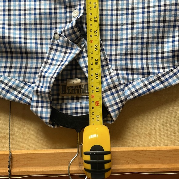 Duluth Trading Co. Short Sleeve Work Shirt, Plaid - 100% Cotton, Size L - Picture 7 of 7